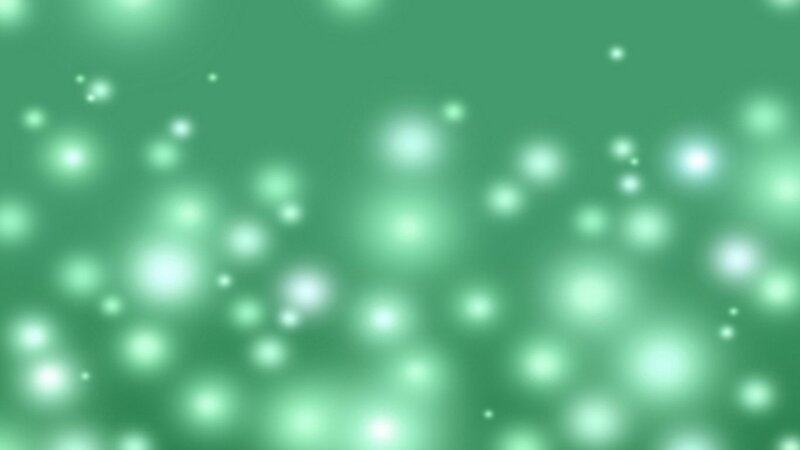 green bokeh light effect