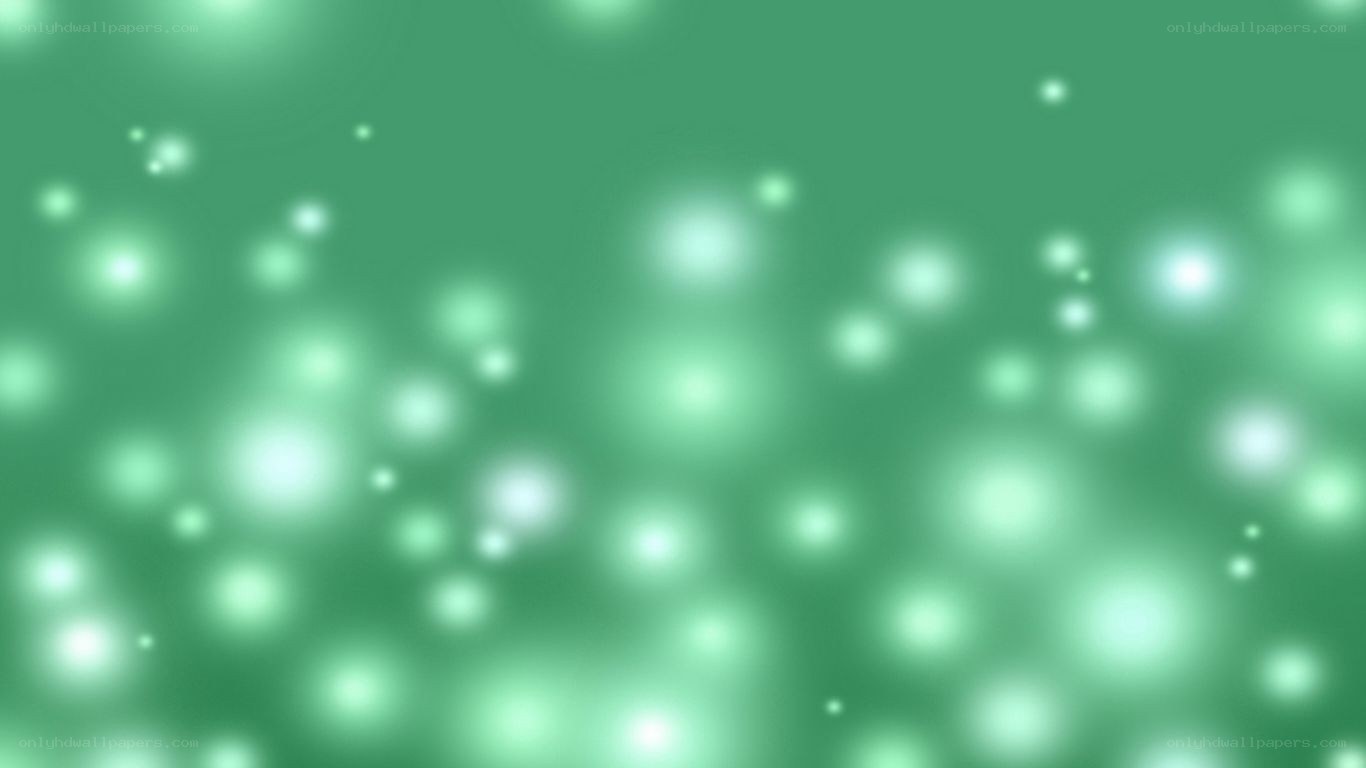 green bokeh light effect
