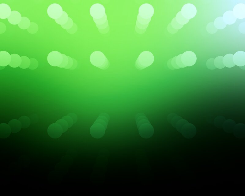 green bokeh light pattern