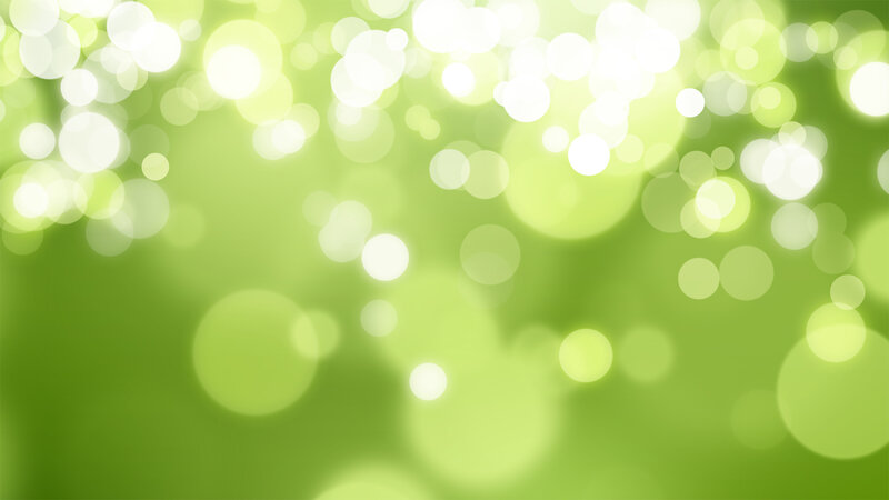 green bokeh lights background