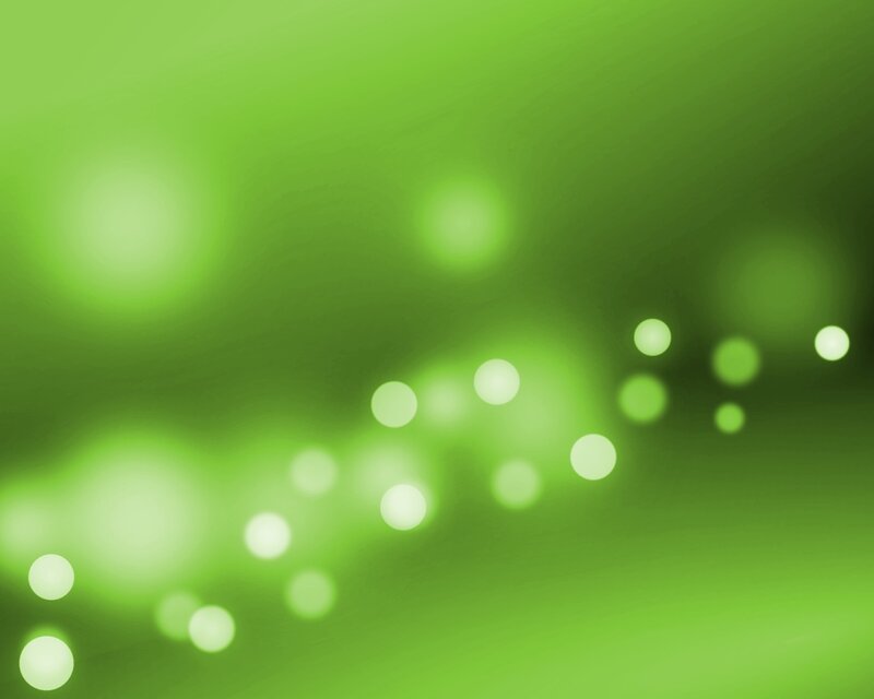 green bokeh lights background