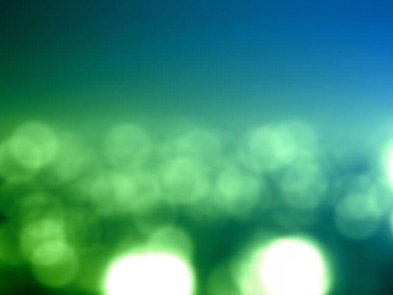 Green Bokeh Lights — Dreamy