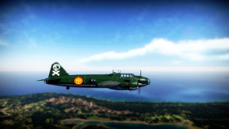 Green Bomber Aircraft — Serene