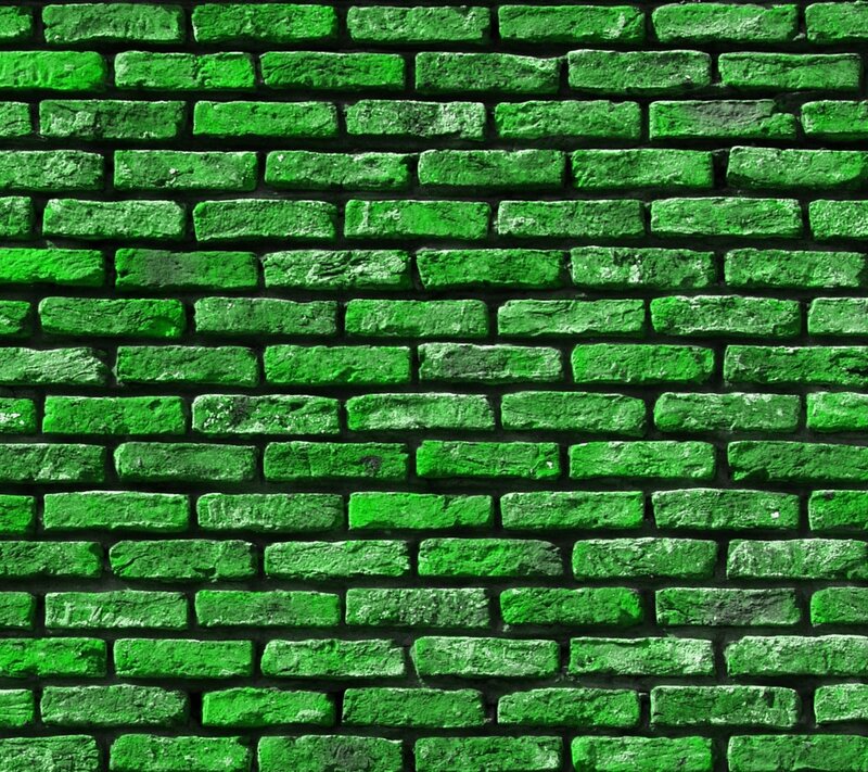Green Brick Wall — Neutral