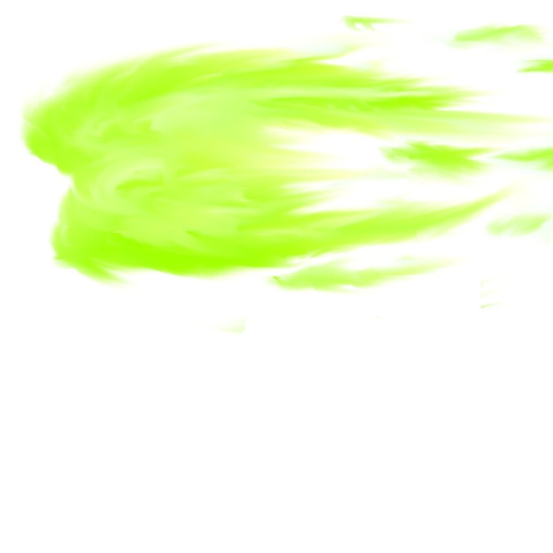 green brush stroke effect