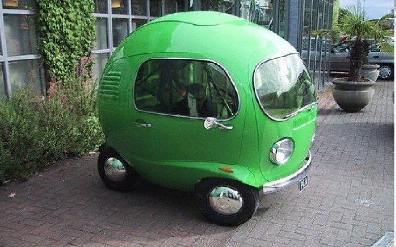 Green Bubble Car