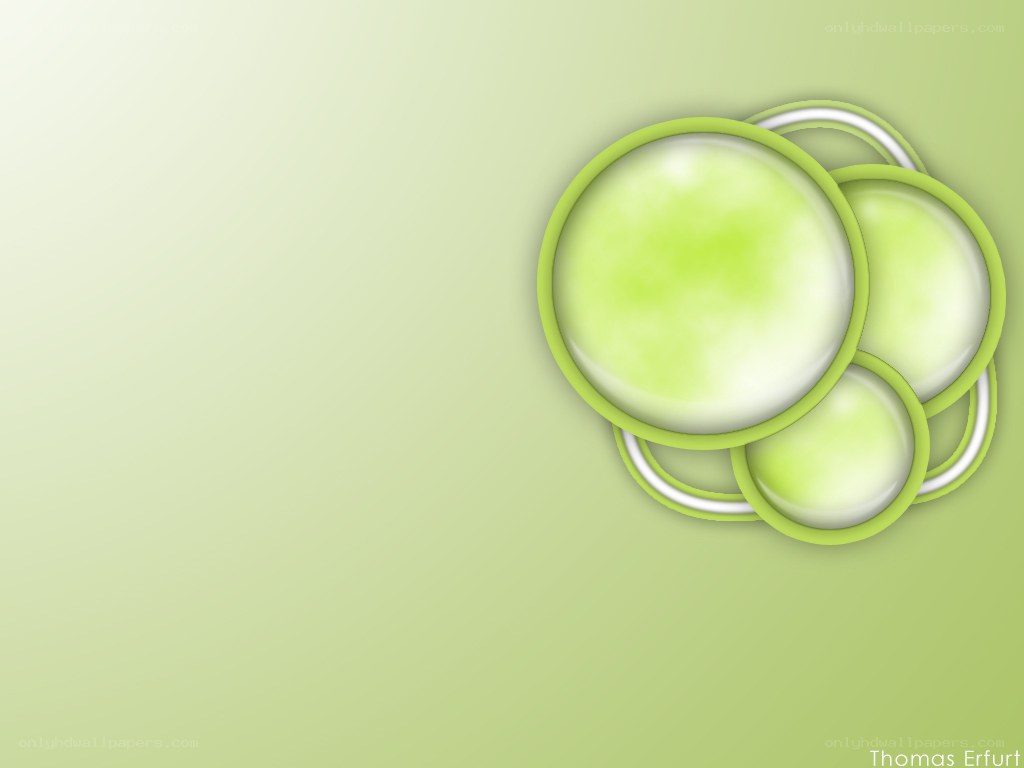 green bubble design