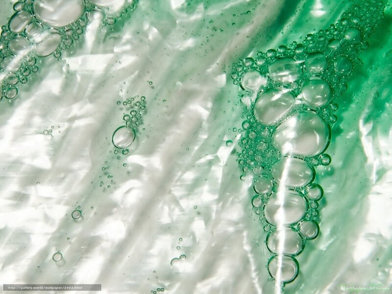 green bubbles on water surface