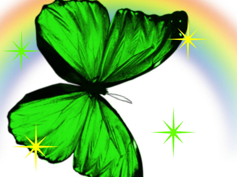 Green Butterfly — Fantastical