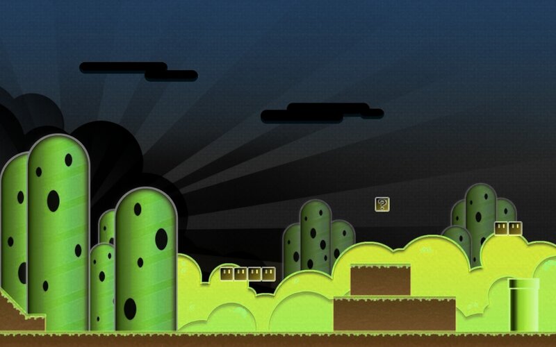 green cactus landscape