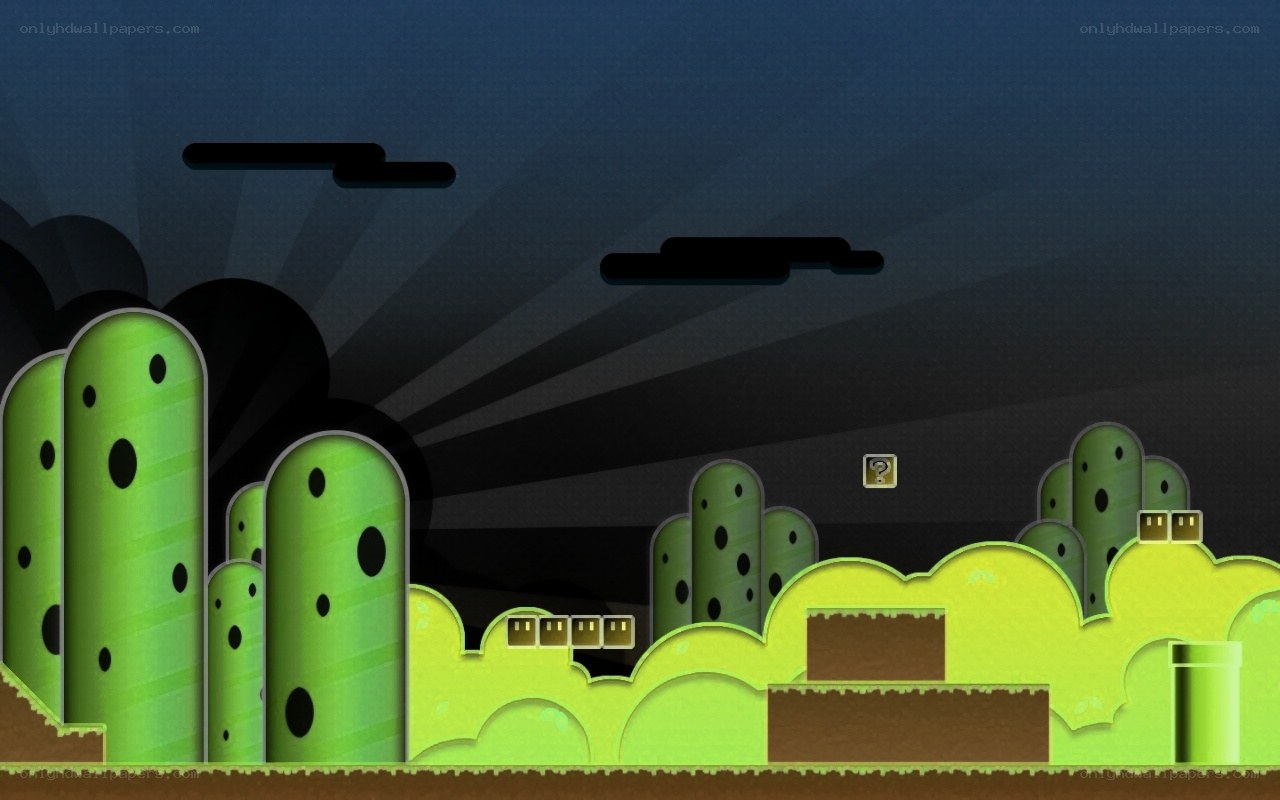 green cactus landscape