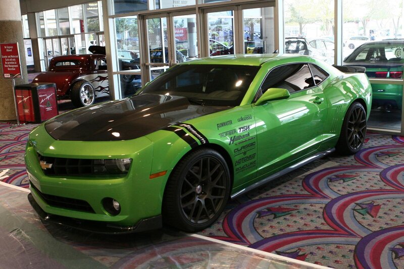 Green Camaro Car — Neutral, Afternoon