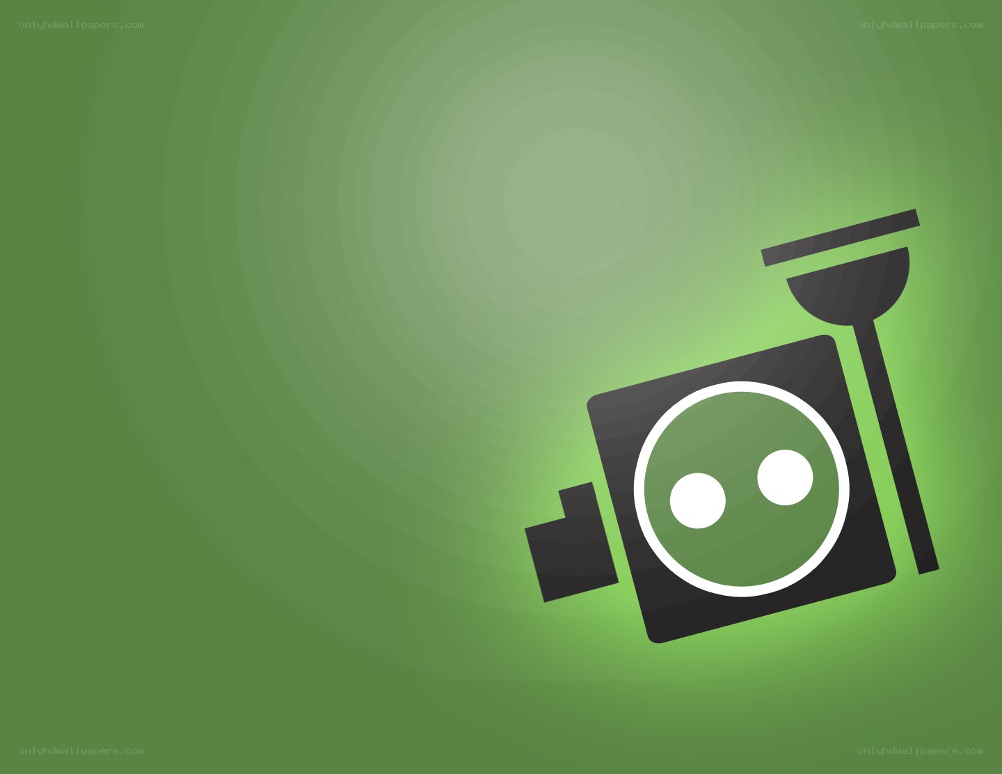 green camera icon