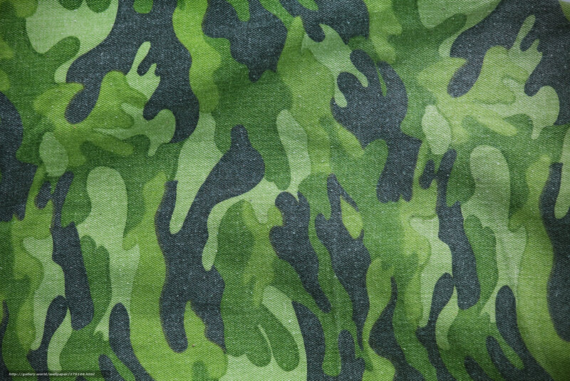Green Camouflage Fabric