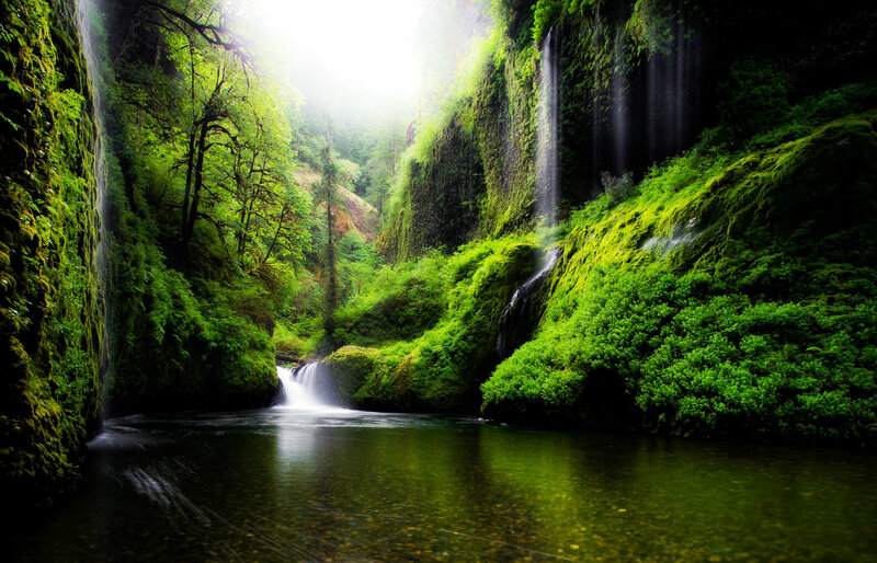 Green Canyon Waterfall
