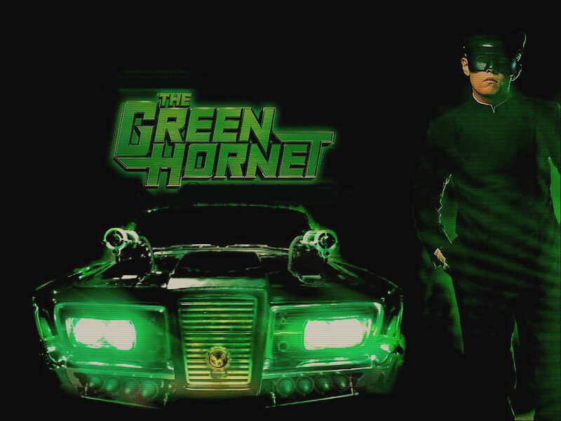 Green Car and Man