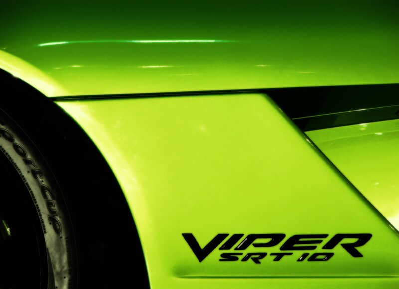 Green Car Fender