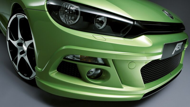 Green Car Front End — Dramatic, Photograph, Headlight