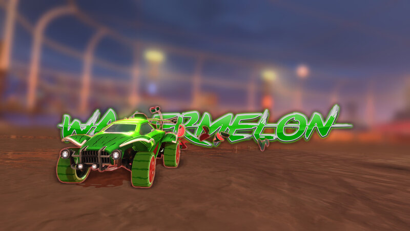 Green Car on Dirt Track