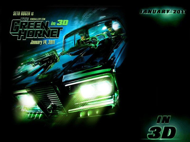 Green Car with Weapons