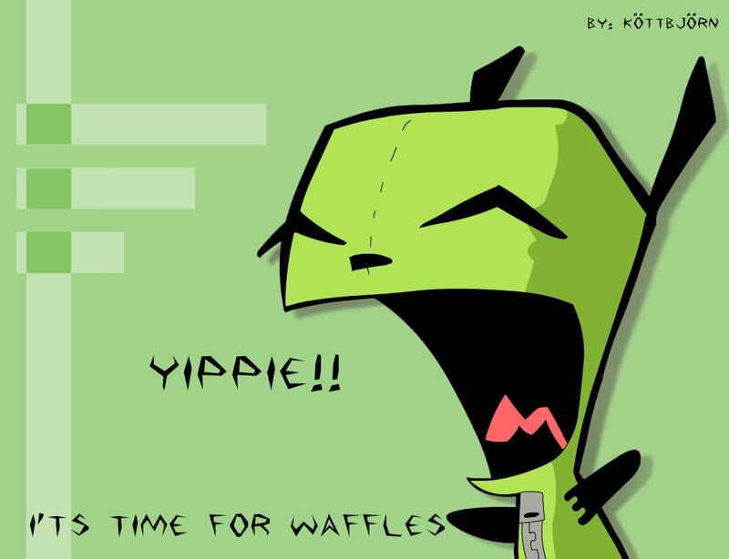 Green Cartoon Character — Energetic