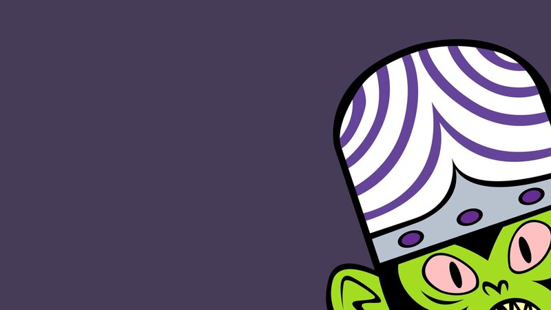 Green Cartoon Character — Purple, Playful