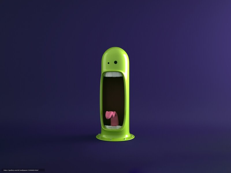 Green Cartoon Creature