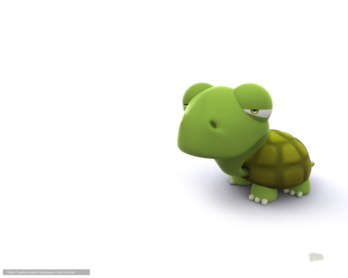 green cartoon turtle