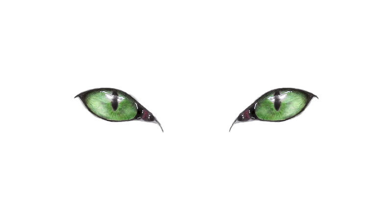 Green Cat Eyes