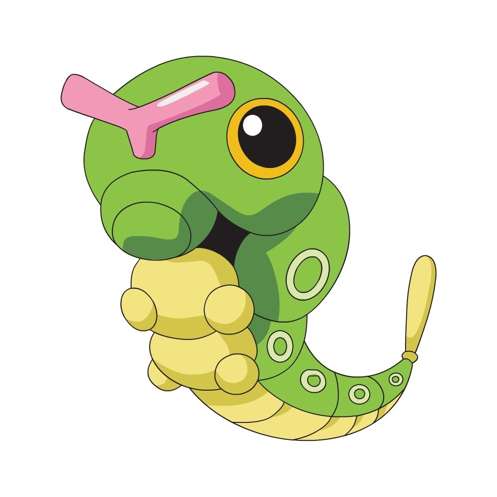 green caterpillar Pokémon