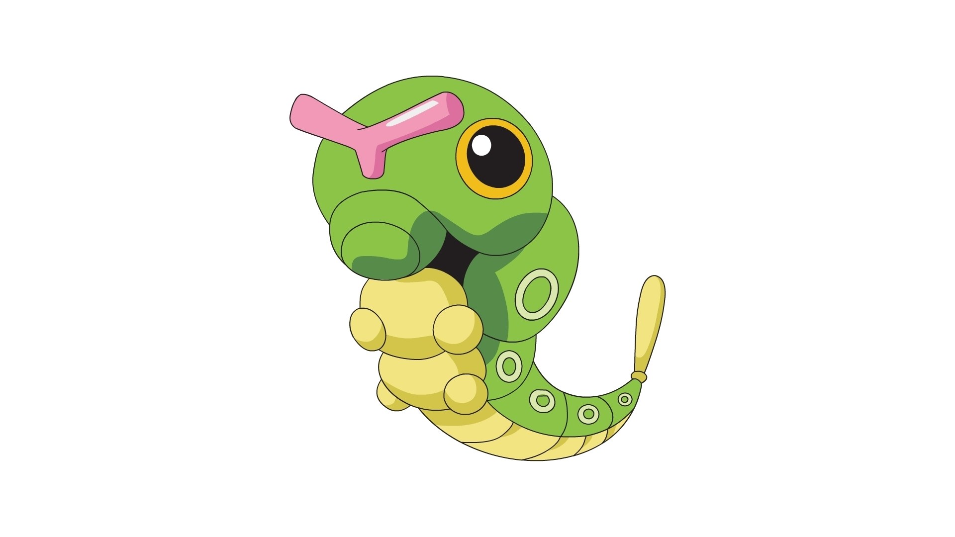Green caterpillar Pokémon