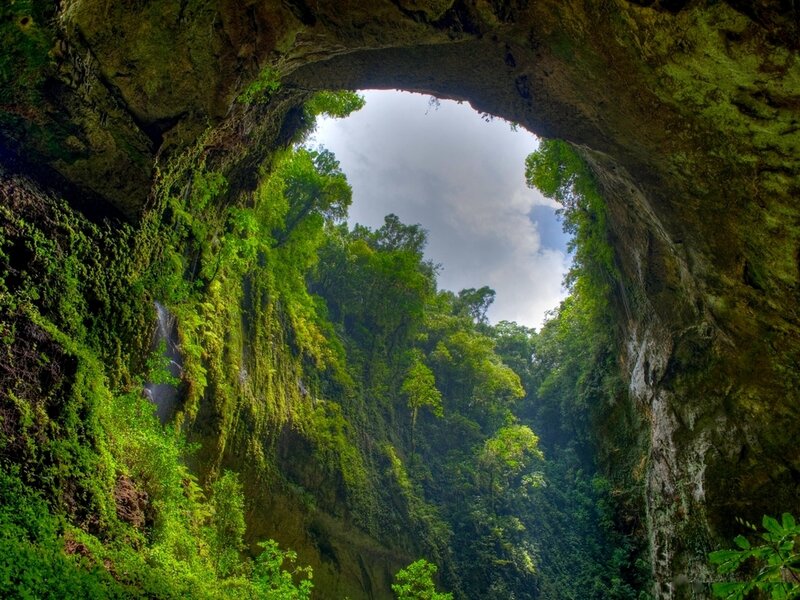 Green Cave Opening