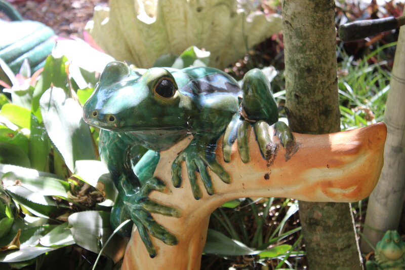 Green Ceramic Frog