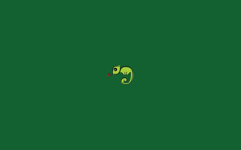 green chameleon logo