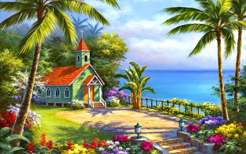 Green Chapel by the Sea