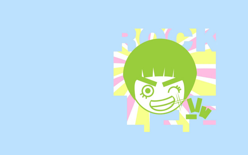 green character with angry face