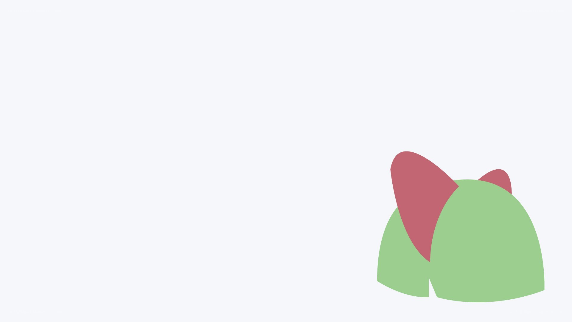 green character with red ears