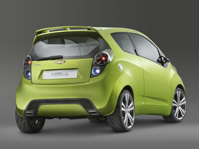 Green Chevrolet Beat concept car