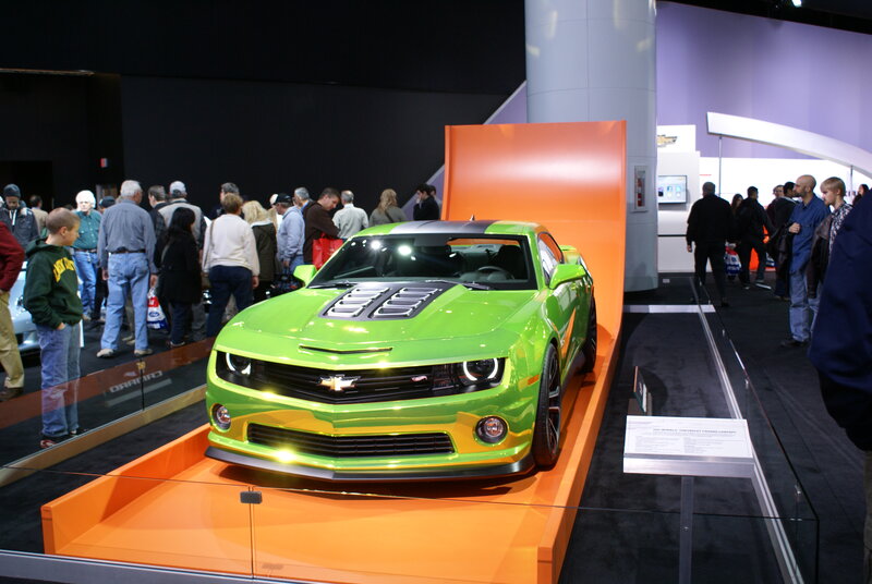 Green Chevrolet Camaro — Lime Green