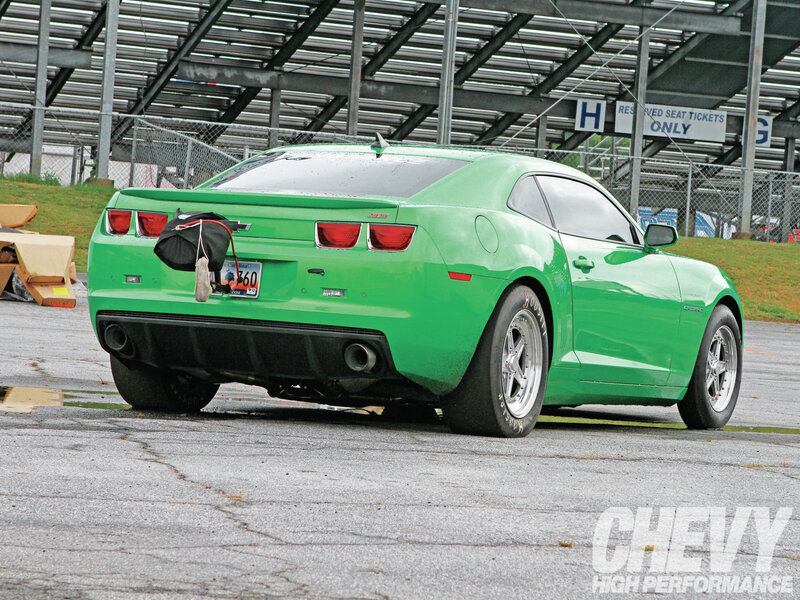 Green Chevrolet Camaro — Neutral