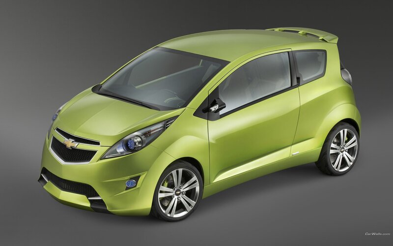 Green Chevrolet Spark Concept