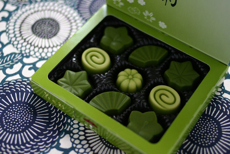 green chocolate box
