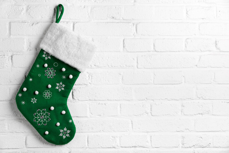 Green Christmas Stocking