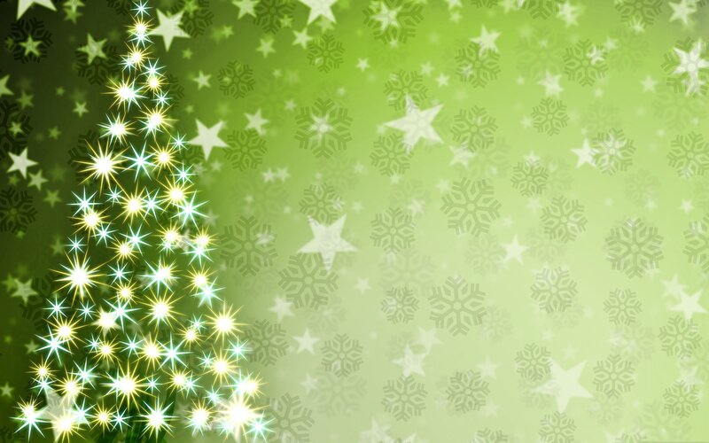 green christmas tree background