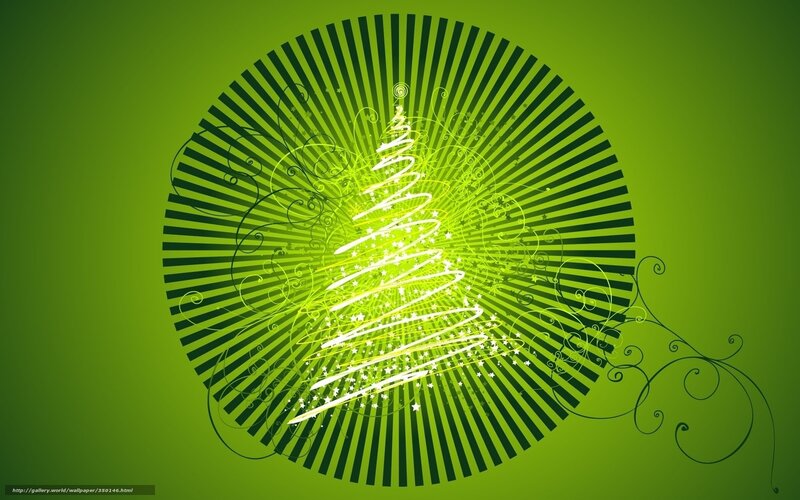 Green Christmas tree design