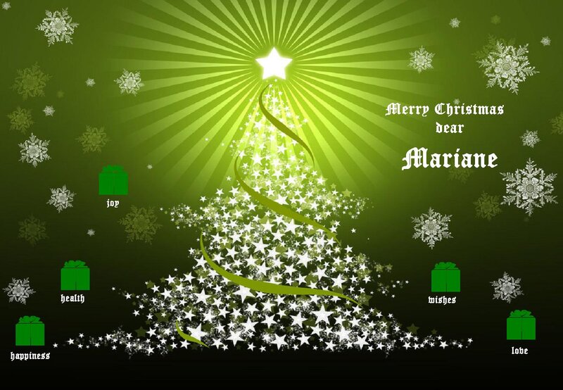 Green Christmas Tree — Festive, Winter