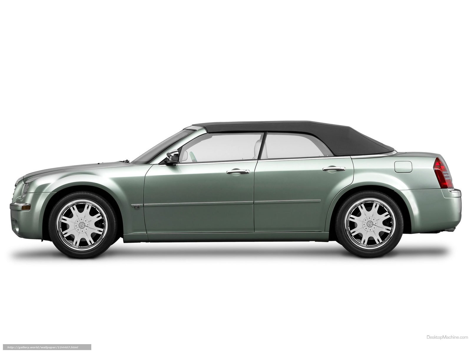green chrysler 300c convertible