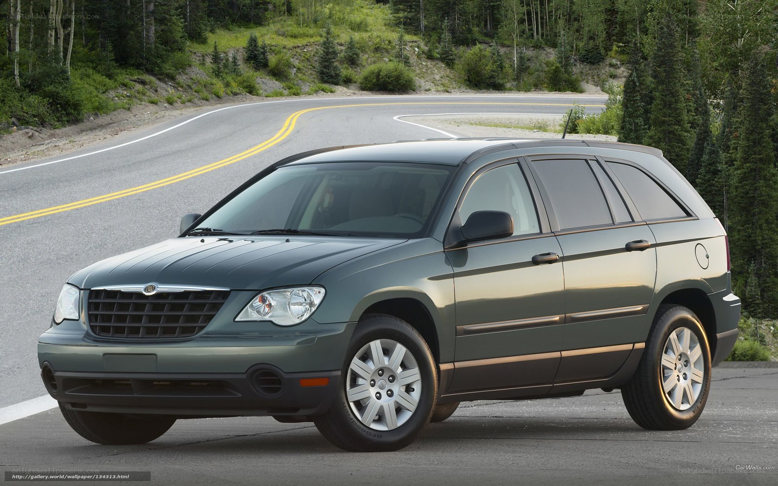 green chrysler crossfire suv