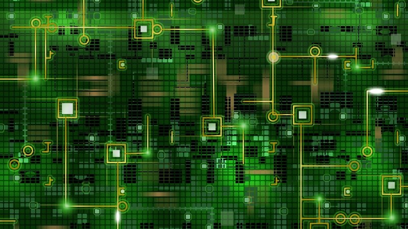 Green Circuit Board — Technological