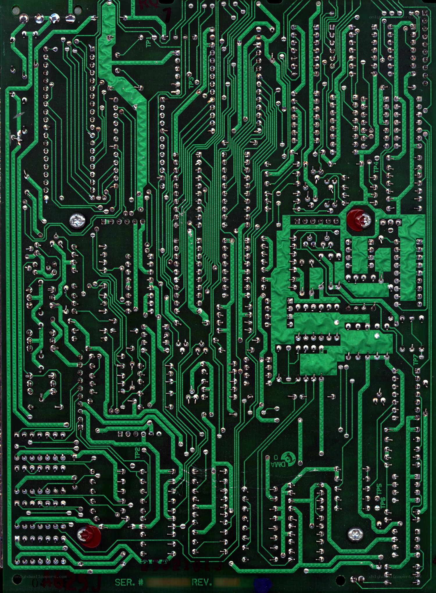 green circuit board